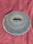 Vintage Cast Iron Skillet Lid - 10 3/8" 9 3/4" Outside Lip To Used. Price: $79.99.