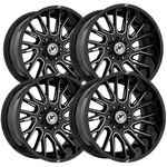 (set 4) Off-road XF-230 20X9 6X135/6X5.5" +12MM Black/machined Wheels Rims New. Price: $1726.80.