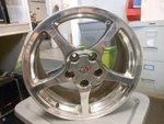Gm 17X8.5 17" Polished Spoke Front Wheel W/ Cap Chevrolet Corvette 9593797 Used. Price: $199.99.