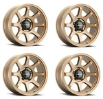 Set 4 17" Vision 351 Flow Bronze 17X8 Wheels 5X110 30MM Rims New. Price: $837.20.