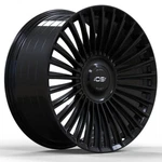 22 FF02 Black Wheels Rim For Tesla Model Base Plaid P85 P100 W/ Floating Caps New. Price: $1949.00.