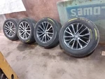 Set Of 4 Oem Wheels And Tires 18X7-1/2 2023 Lexus NX300 15 Spoke Used. Price: $1600.00.