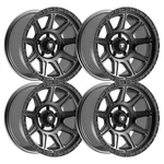 (SET-4) Fittipaldi FT104AB 17X9 6X135 -6MM Anthracite Black Wheels Rims Inch New. Price: $784.00.