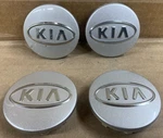 Oem Used Set Kia Forte Optima Sedona Sorento Soul Silver Center Caps 529602F000. Price: $24.95.