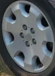 2008 Amanti Oe Wheel 17X6-1/2 Spoke Silver Kia Used. Price: $127.20.