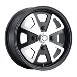 Mobelwagen 730M Schnell 15X5.5 4X130 Offset 35 Black Machined Face (qty 1) New. Price: $199.00.