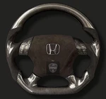 Honda Accord 2003-2007 7TH Gen Real Carbon Fiber Custom Sport Steering Wheel Remanufactured. Price: $289.00.