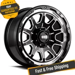 Grid Wheels 20X9 8X170 125.50 GD15 Gloss Black W/ Milled Accents New. Price: $551.85.