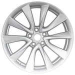 New Wheel For 2017-2023 Tesla Model 19 Inch Silver Alloy Rim 104422400A. Price: $155.55.