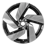 Refurbished 18X7.5 Machined Gloss Black Wheel Fits 2022-2025 Volkswagen Gti Remanufactured. Price: $256.96.