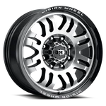 Vision Wheels 409 17X8.5 +0 Gloss Black Machined Face 5X150 (qty 4) New. Price: $926.00.
