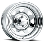 U.s. Wheel 75 Series Chrome 8-SPOKE 15"X10" 5X5.5" Bc New. Price: $222.99.