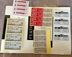 Volk Rays TE37 CE28 RE30 ZE40 Spec Wheels Replacement Stickers Complete 20 Pcs New. Price: $41.99.