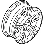 Genuine Bmw Disk Wheel, Light Alloy, 36-11-6-796-211 New. Price: $414.16.