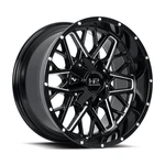 Hardrock Offroad H714 20X10 5X127/5X139.7 ET-19 Gloss Black Milled (qty 1) New. Price: $329.00.