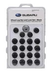 Genuine Subaru Wheel Lug Nut & Lock Set Black B321SFL030 Oem All Models Aluminum New. Price: $130.00.