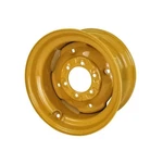 8.25X16.5 Hole Skid Loader Wheel 5" Backside W/valve Guard - Cat Yellow New. Price: $102.50.