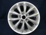 Hyundai Azera 2006-2008 17" 10 Spoke Silver Alloy Wheel 70720A Used. Price: $150.00.