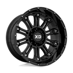 20X9 -12 Kmc Series XD829 Hoss Gloss Black 6X139.7 Wheels Rims (qty 4) New. Price: $1635.00.