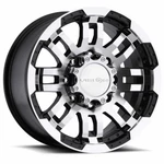 Vision 375 Warrior 15X7.5 5X120.65 ET-12 Gloss Black Machined Face (qty Of 1) New. Price: $158.60.