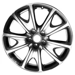 18X7.5 Painted Bright Smoked Hypersilver Wheel Fits 2011-2012 Infiniti G25 Remanufactured. Price: $275.96.