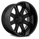 Fuel FC853 Darkstar Wheels 24X12 (-44, 8X165.1, 125.1) Black Rims Set Of New. Price: $3232.00.