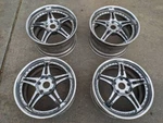 547 19" Chrome Wheels Rims 5X130 Pattern Three Piece Staggered ET44 ET52 Used. Price: $1600.00.