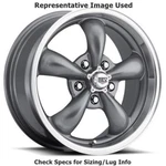 Rev Wheels 100S-5606500 Classic Series 15X6" Wheel, 5X4.5 Bolt Pattern, Gray New. Price: $181.95.