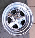 2006 Cragar Street Star 15"X8" Chrome Steel Wheel W/ Center Cap Lug 4.5". Used. Price: $199.99.
