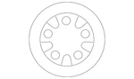 Genuine Mazda Wheel Spare 9965-17-5570 New. Price: $174.83.