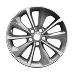 18X7.5 Machined Medium Sparkle Charcoal Wheel Fits 2019-2021 Hyundai Veloster Remanufactured. Price: $254.96.