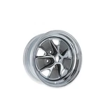 C5ZZ-1007-DR Scott Drake 14X6 Styled Steel Wheel Chrome/charcoal New. Price: $249.95.