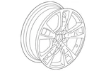 Genuine Acura Wheel Alloy 42700-TK5-A52 New. Price: $436.92.