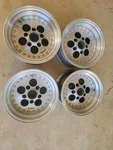 Centerline Champ 500 Wheel 14" X 7" Ford Mopar Aluminum Set Of Bolts On Used. Price: $1190.00.