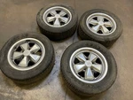 Fuchs Wheels And Tires For 1976 Porsche 911S 6JX15 Used. Price: $3950.00.