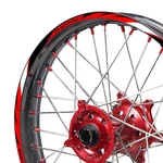 Red Dirtproof 21"F&18"R Rim Wheel Sticker R03B For Suzuki Dr 200S 2015-2020 New. Price: $23.06.
