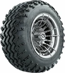 Set Of 4 Gtw 12" Boost Chrome Golf Cart Wheels With 22" Rogue All Terrain Tires New. Price: $1014.99.