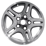 Used Machined And Painted Sparkle Silver Aluminum Wheel 17 X 7.5 1L3Z1007AB. Price: $272.50.