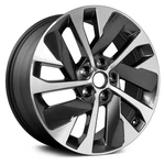 For Hyundai Palisade 20-21 Alloy Factory Wheel 10-SPOKE Machined Dark Charcoal Used. Price: $319.53.