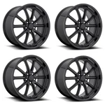 Set 4 Us Mag U123 Rambler 20X8.5 5X115 Black Wheels 20" 15MM Rims New. Price: $1768.00.