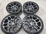 Jeep Wrangler Rubicon Genuine 17-INCH Rims Set Of 4 Used. Price: $2500.00.