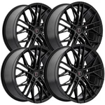 (set Of 4) Defy D05 20X8.5 5X120 +32MM Gloss Black Wheels Rims 20" Inch New. Price: $1138.96.