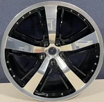 Chevrolet Camaro 10-14 21X9.5 Rear Triple Spoke Machined Black Vzn 5470 Used. Price: $487.50.