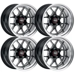 (SET-4) Weld Solana Street 22X10.5 5X5.5/5X139.7 Black Milled 13MM Wheels 22" New. Price: $2820.00.