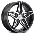 Mach Performance MP56 Wheels 18X8 (42, 5X114.3, 72.56) Black Rims Set Of New. Price: $902.84.