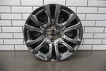14-18 Ram 1500 Longhorn 20X9 Silver Wheel W/chrome Insert (wrm) 12-SPOKE Used. Price: $210.00.