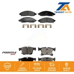 Front Rear Semi-metallic Brake Pads Kit For 2020-2023 Chrysler Pacifica Awd New. Price: $73.86.