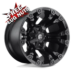 (1PC) Fuel D560 Vapor 17X9 5X139.7 Matte Black -12MM Wheel Rim Inch New. Price: $320.00.