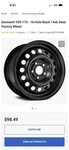 Dorman 939-175 16-HOLE Black 14X6 Steel Factory Wheel Chevrolet, Pontiac, Bui New. Price: $55.00.