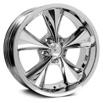 Boyd Coddington Junkyard Dog Wheel 18X7 (0, 5X120.65, 73.1) Chrome Single Rim New. Price: $363.11.